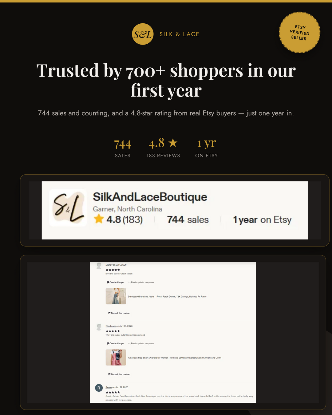 Etsy Verified Seller
